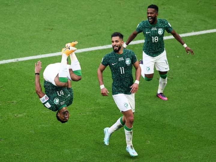 السعودية تحقق فوزا تاريخيا على الأرجنتين