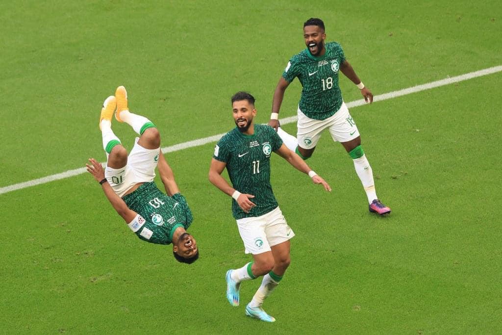 السعودية تحقق فوزا تاريخيا على الأرجنتين