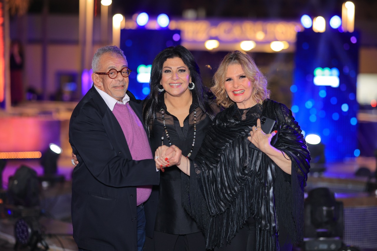 (14) Shahid Reception Event during CIFF 2022- - يسرا، هالة صدقي ويسري نصرالله