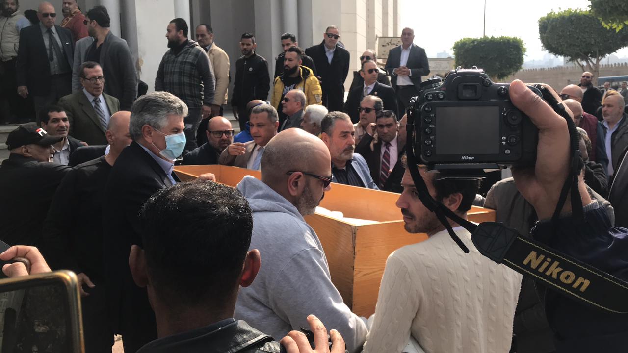 جنازة سامى شرف من مسجد أبو المكارم