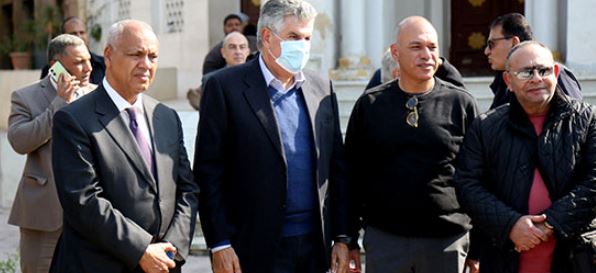 جنازة سامى شرف من مسجد أبو المكارم