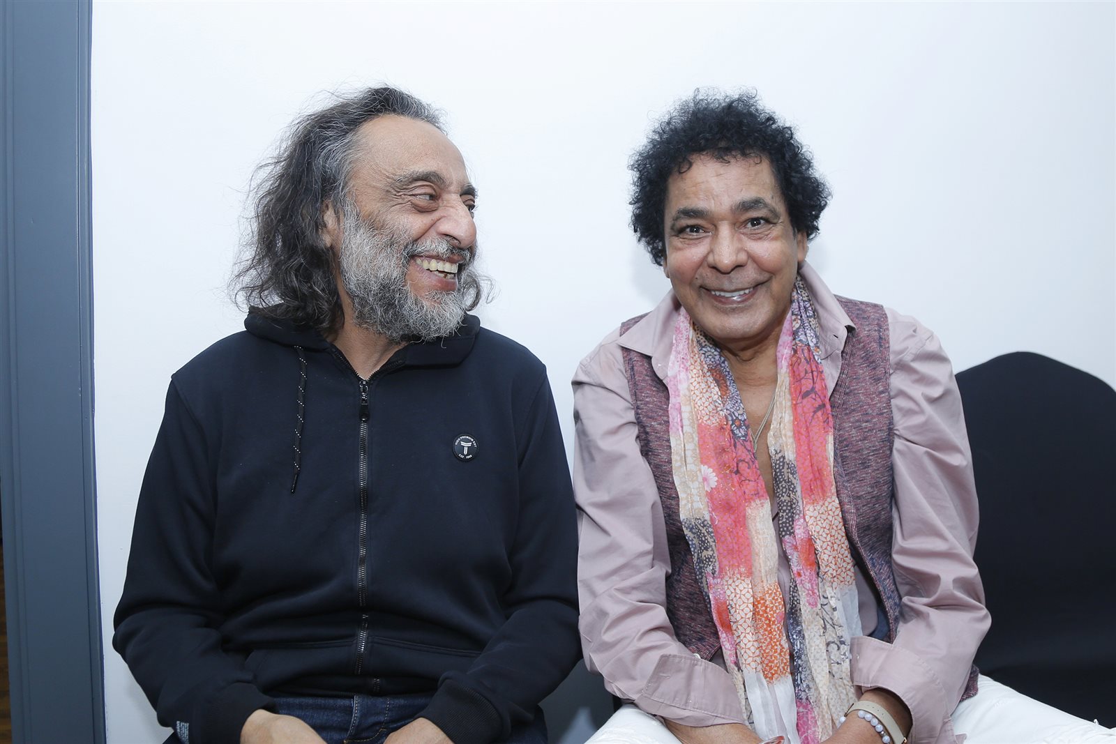 الموسيقار فتحي سلامة مع الكينج بكواليس الحفل