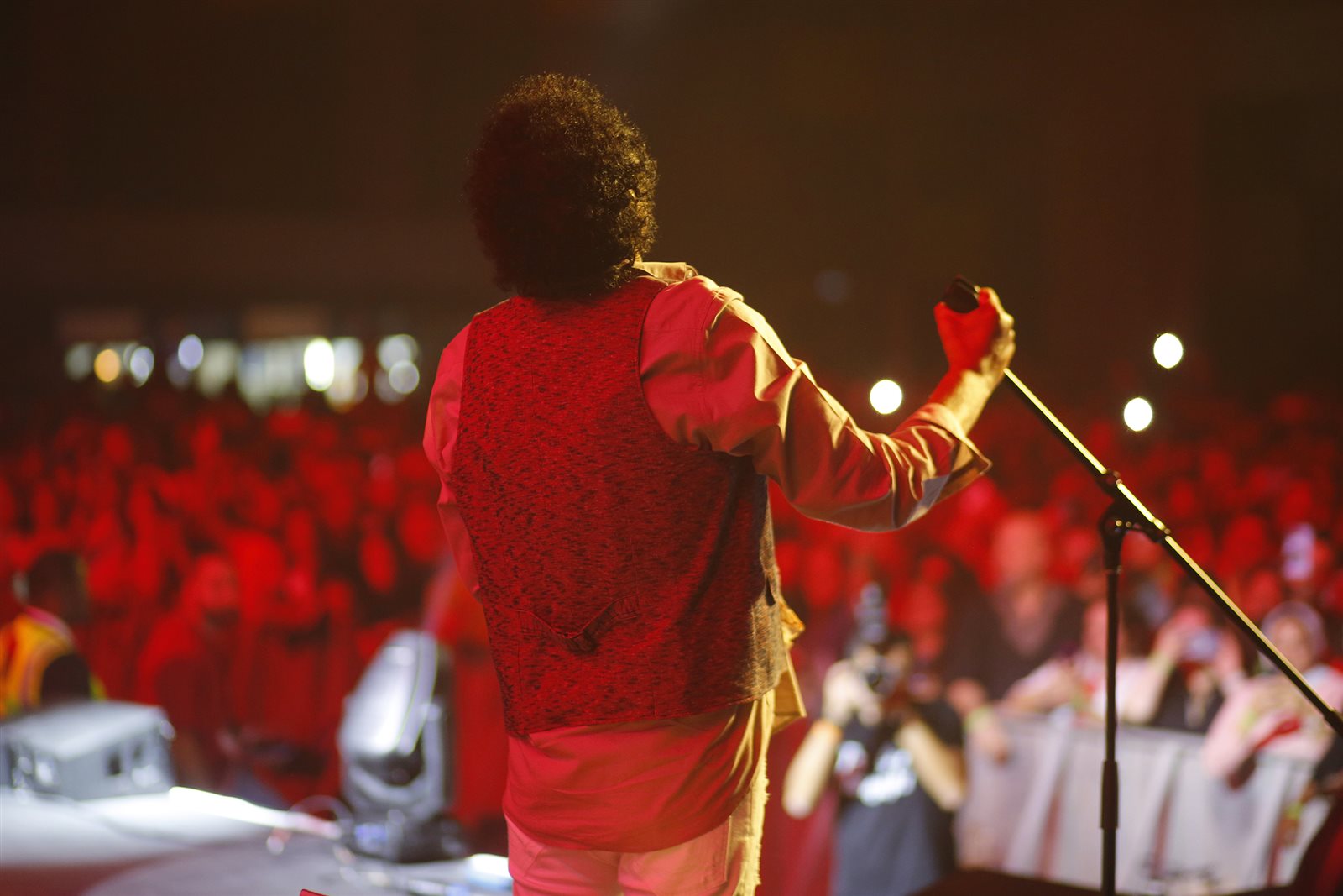 الملك من حفل دبي