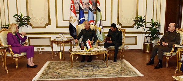 وزير الدفاع يؤكد موقف مصر الراسخ تجاه القضية الفلسطينية