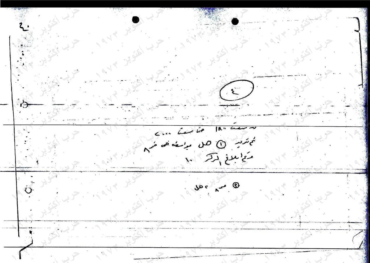 عاجل بـخط اليد.. تفاصيل وثائق سرية نادرة عن حرب أكتوبر تنشر لأول مرة