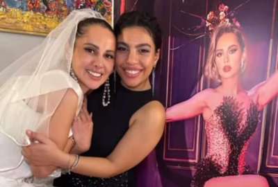 بالصور حقيقة فستان الفنانة ياسمين رئيس زواج أم فيلمها الجديد الفستان الأبيض