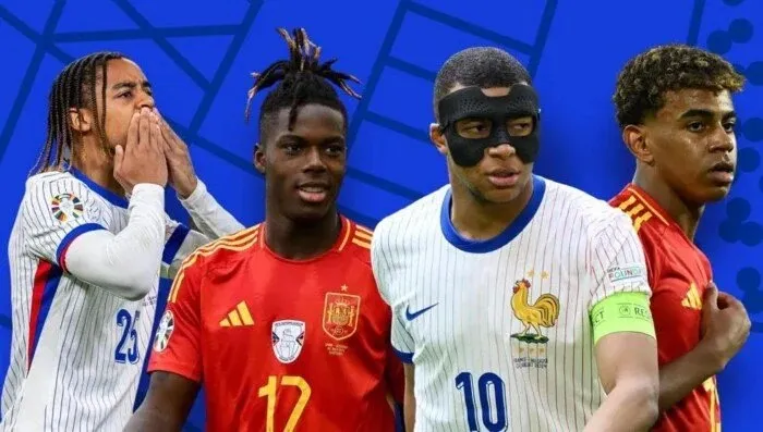 موعد مباراة فرنسا واسبانيا في نصف نهائي يورو 2024.. التشكيل المتوقع