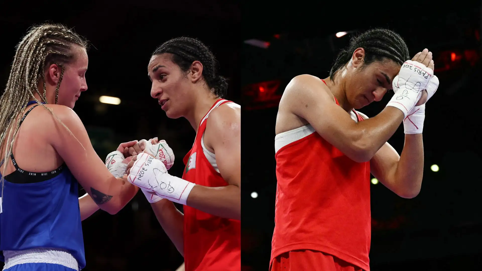 الملاكمة إيمان خليف تخطف الأنظار بعد الفوز على المجرية بأولمبياد باريس 2024