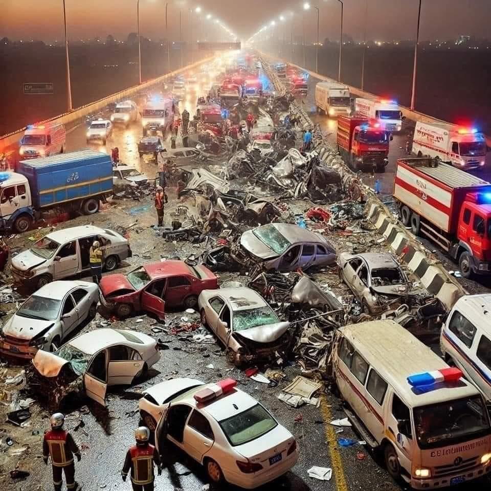 متخصصون يكشفون حقيقة الصورة المتداولة لحادث الدائري اليوم