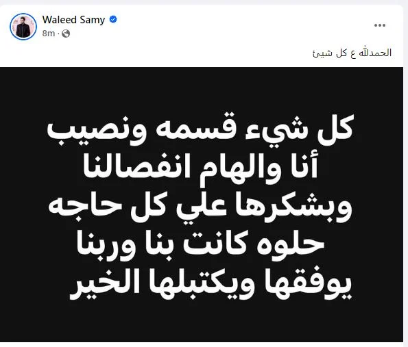 زواج استمر عامين.. تفاصيل طلاق الفنانة إلهام عبدالبديع من المنتج وليد سامي