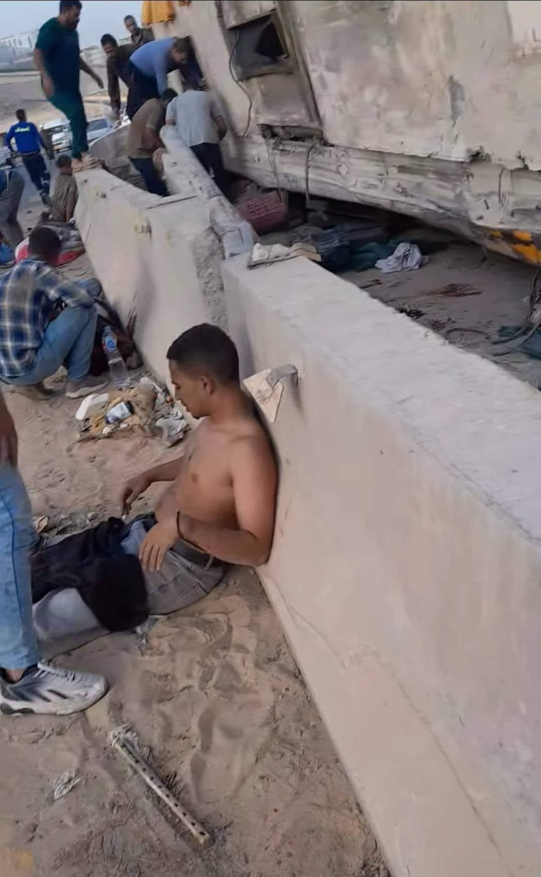 آخر تطورات حادث جامعة الجلالة.. ما هي أسباب انقلاب الأتوبيس ؟