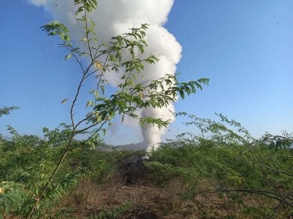 بركان إثيوبيا اليوم.. ماذا حدث للطرقات والمنازل؟