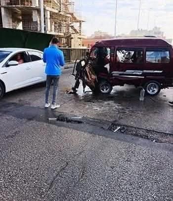 حادث كوبري أكتوبر.. تفاصيل تصادم 4 سيارات أعلى ميدان عبدالمنعم رياض