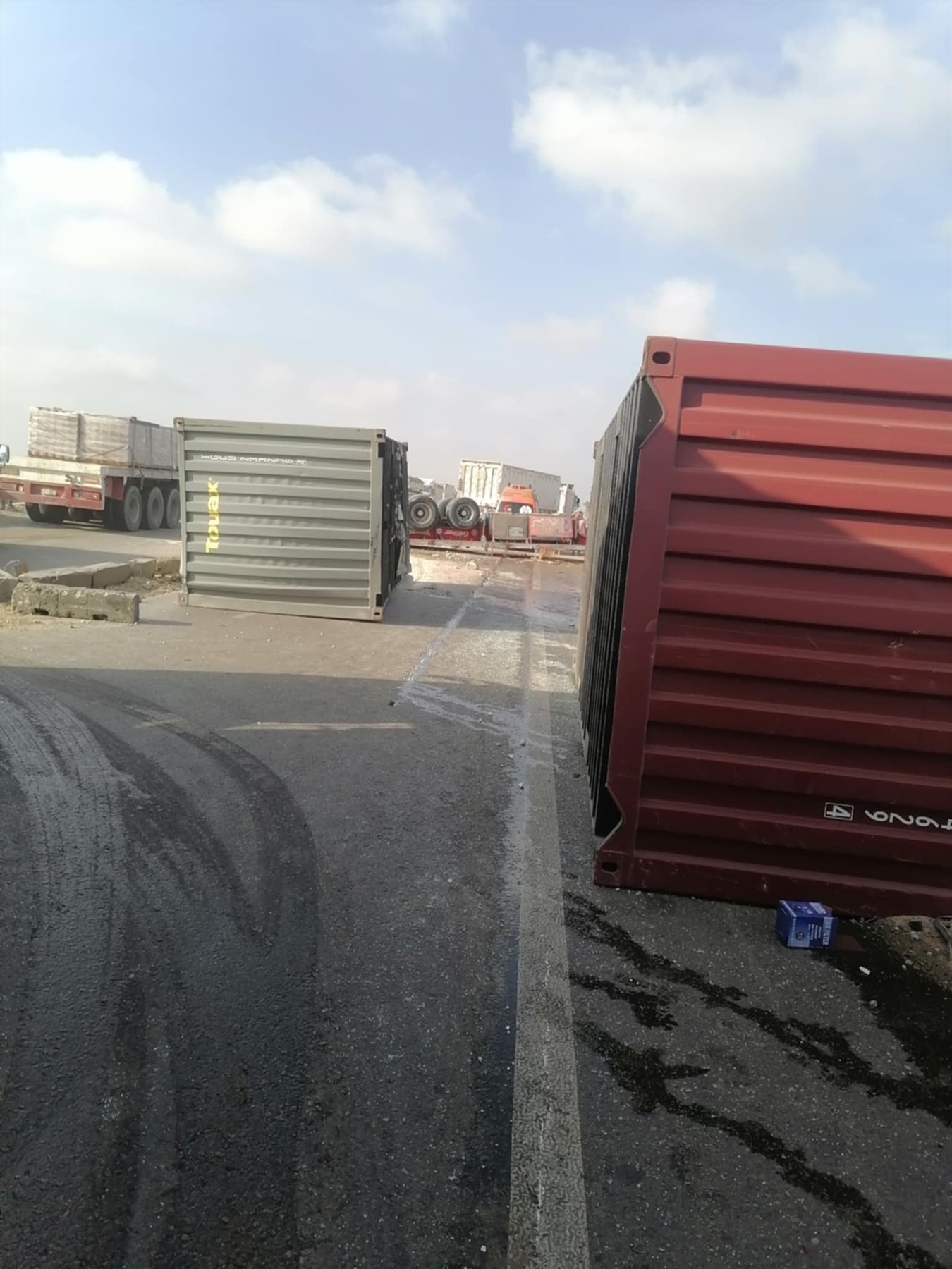 وفاة سائق وإصابة 3 في حادث تصادم على الطريق الإقليمي بالمنوفية (صور)