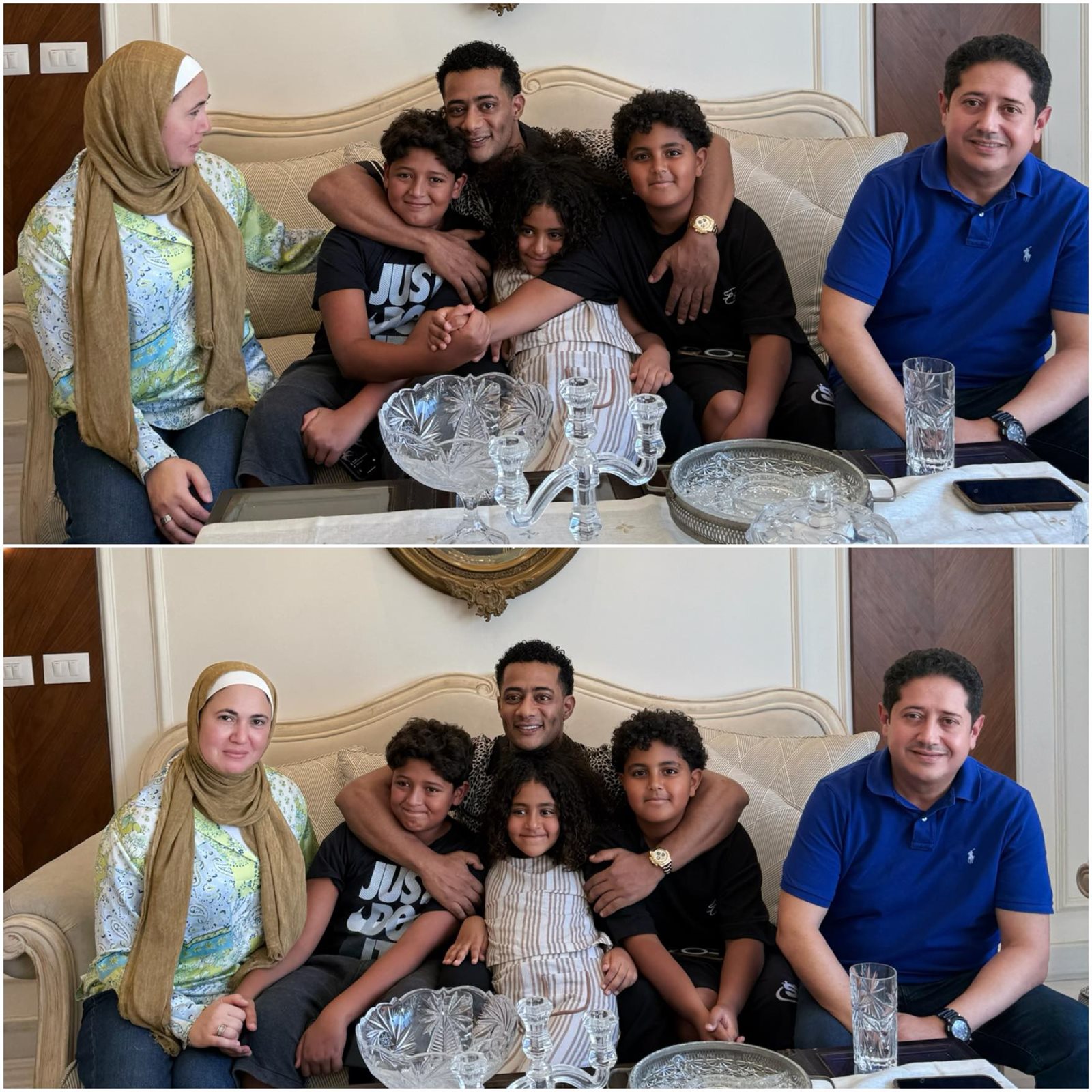 محمد رمضان يعلن صلح نجله وطفل المعتدي عليه بالضرب