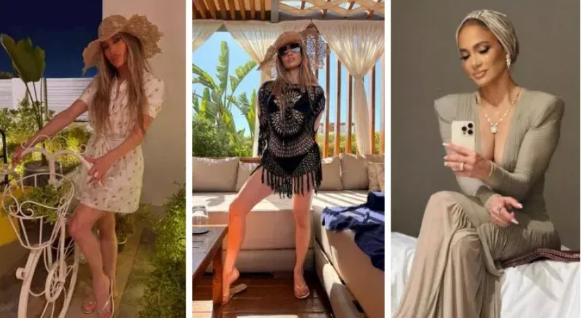 جينيفر لوبيز في شرم الشيخ تستمتع بأجواء البحر