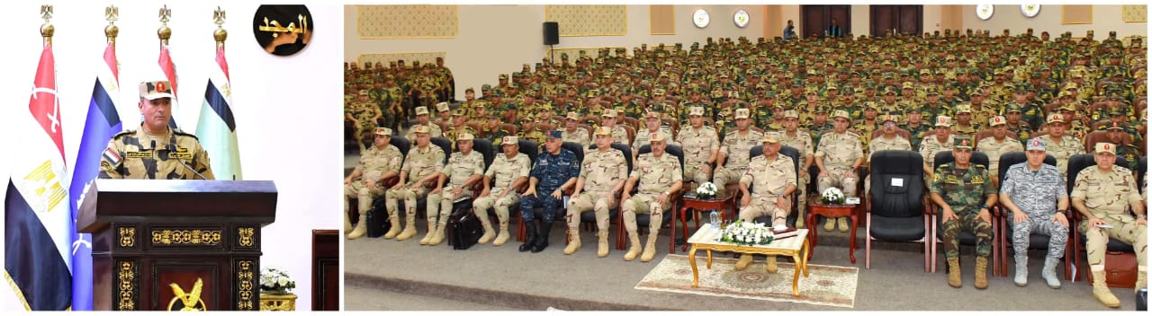 وزير الدفاع يلتقي بعدد من مقاتلي القوات الخاصة من المظلات والصاعقة