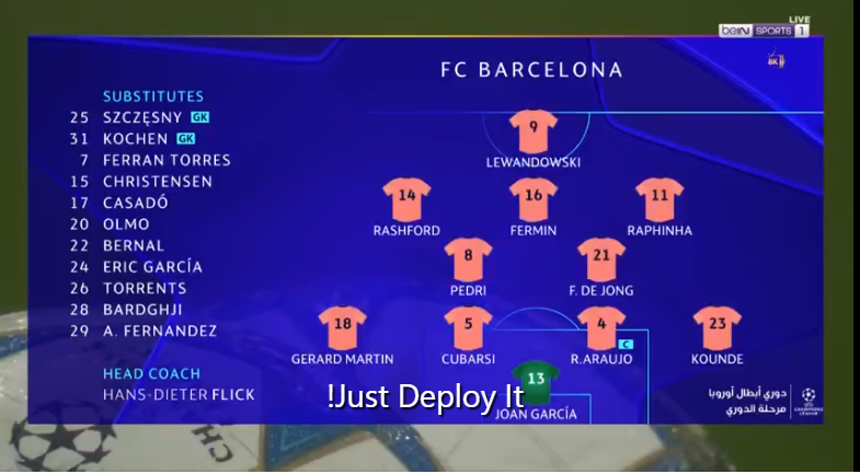 نيوكاسل يونايتد ضد برشلونة