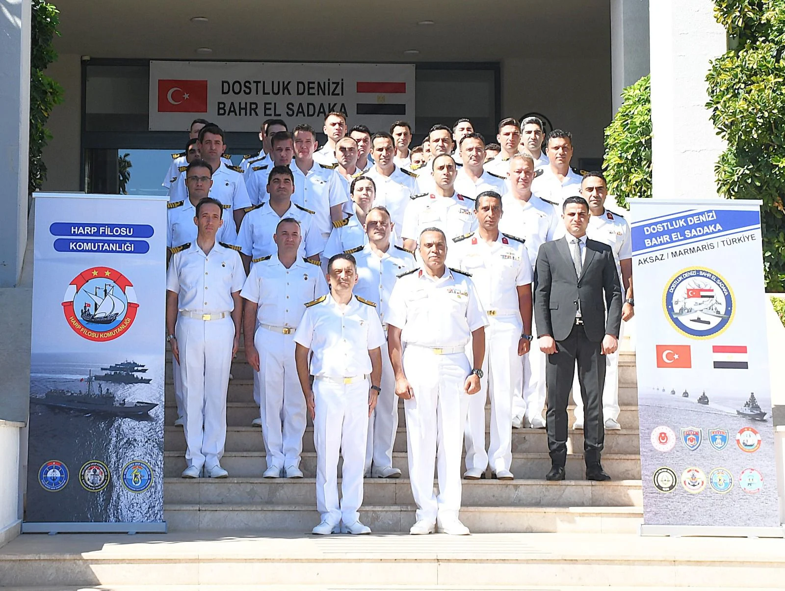 عناصر من القوات البحرية المصرية تصل تركيا للمشاركة في تدريب بحر الصداقة