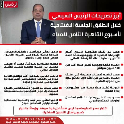 كلمات قوية وموقف واضح..ماذا قال السيسي اليوم عن سد النهضة؟