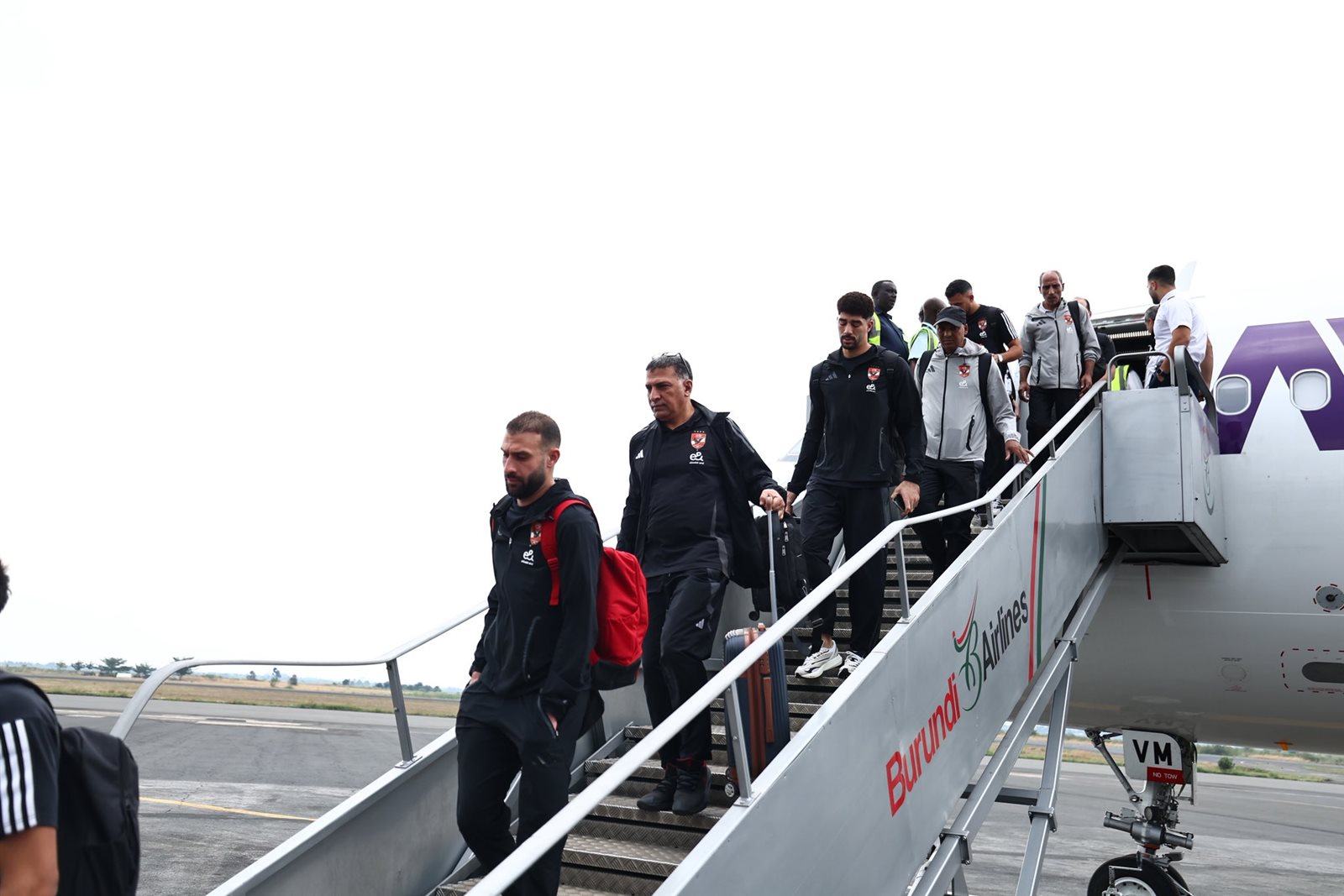 صور بعثة الأهلي تصل بوروندي لمواجهة إيجل نوار في دوري أبطال إفريقيا