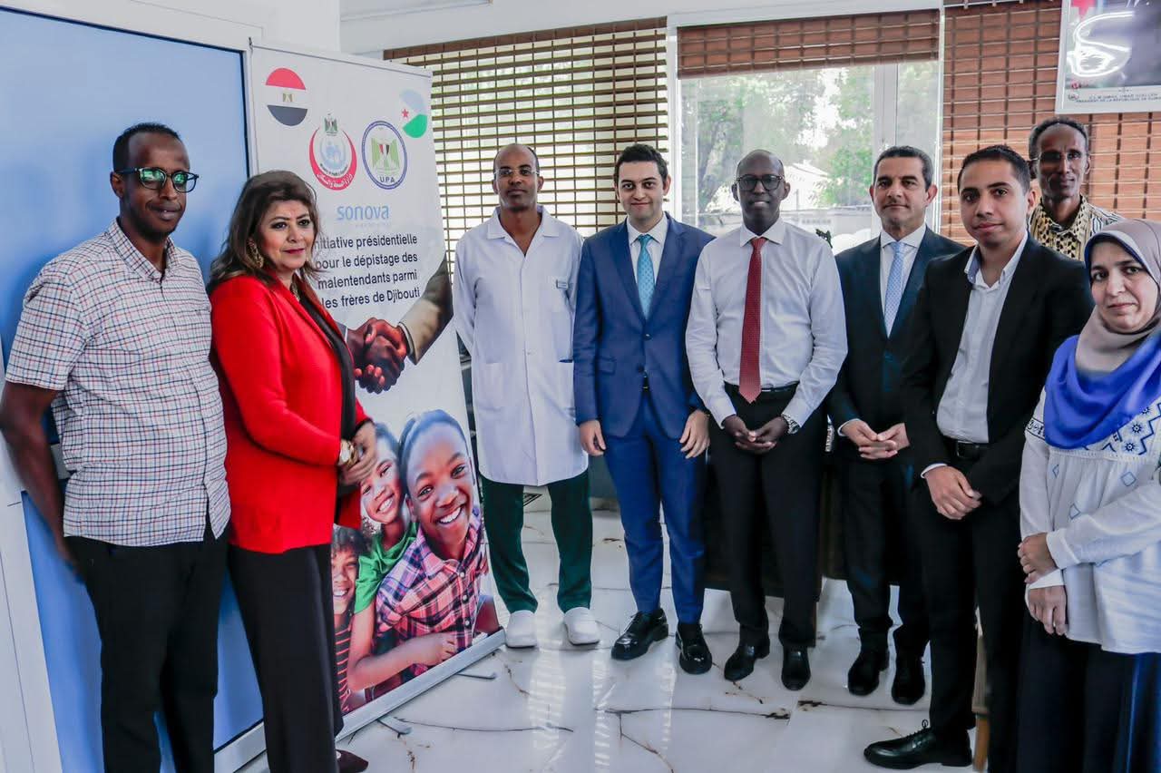 وصول القافلة الطبية المصرية إلى جيبوتى الخاصة بالمبادرة الرئاسية لعلاج مرضى ضعف السمع