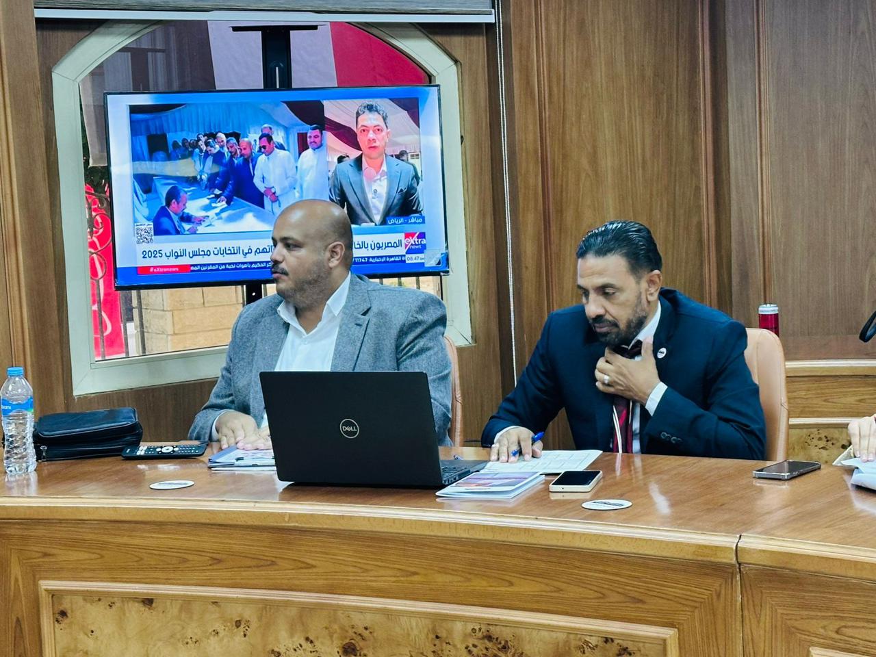 غرفة العمليات المركزية لحزب العدل تتابع تصويت المصريين بالخارج في انتخابات مجلس النواب