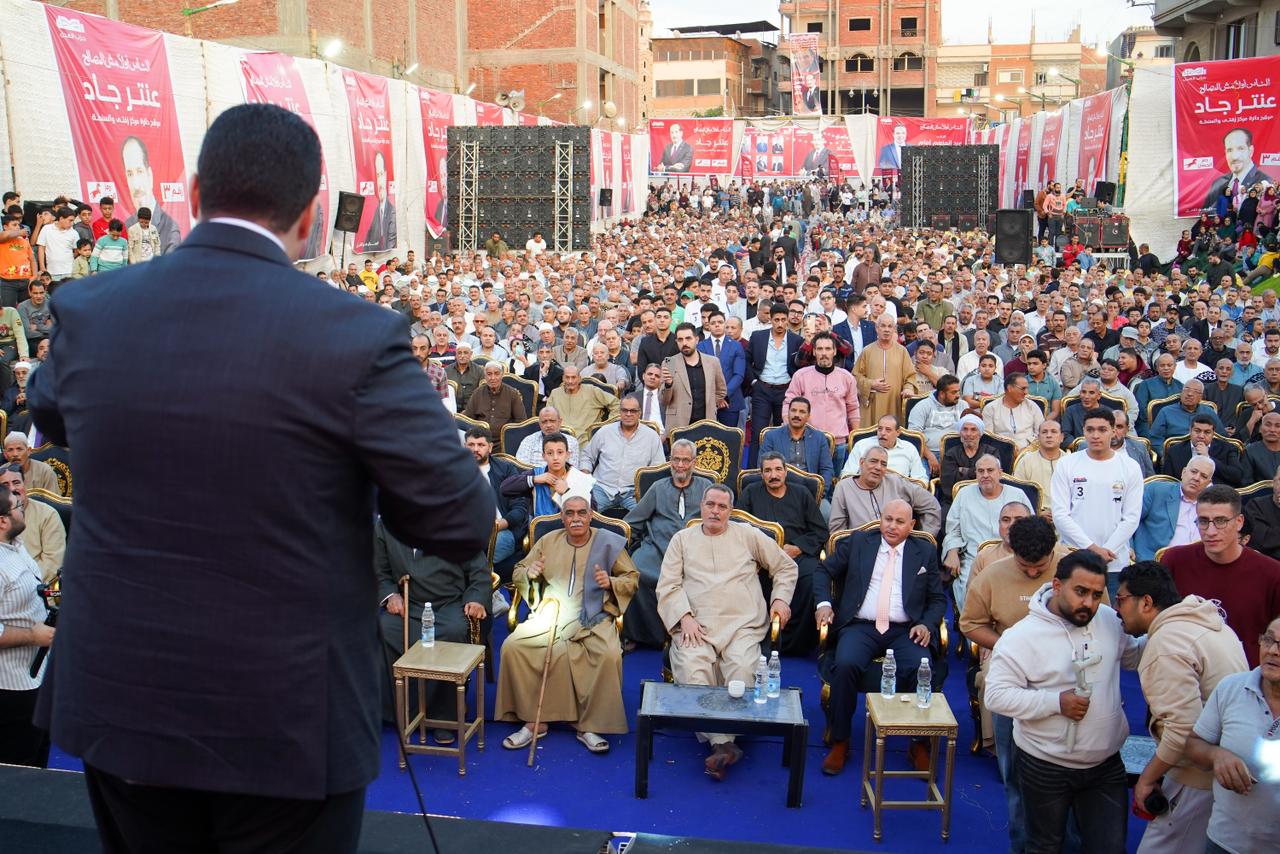 قيادات حزب العدل في مؤتمر جماهيري لدعم مرشحيه