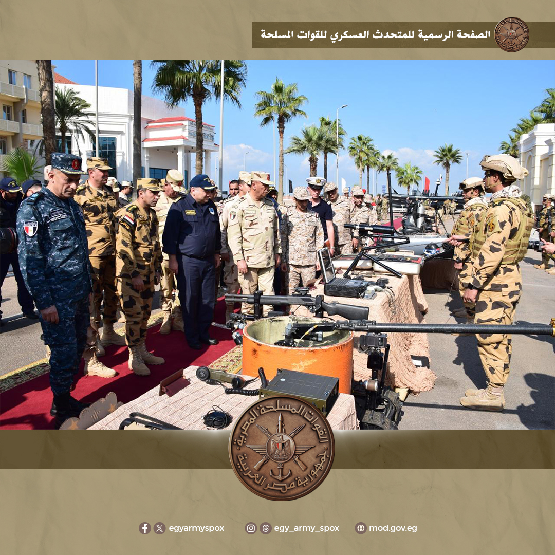 المتحدث العسكرى: بدء فعاليات التدريب المشترك ميدوزا -14 بالقواعد البحرية والجوية (صور)