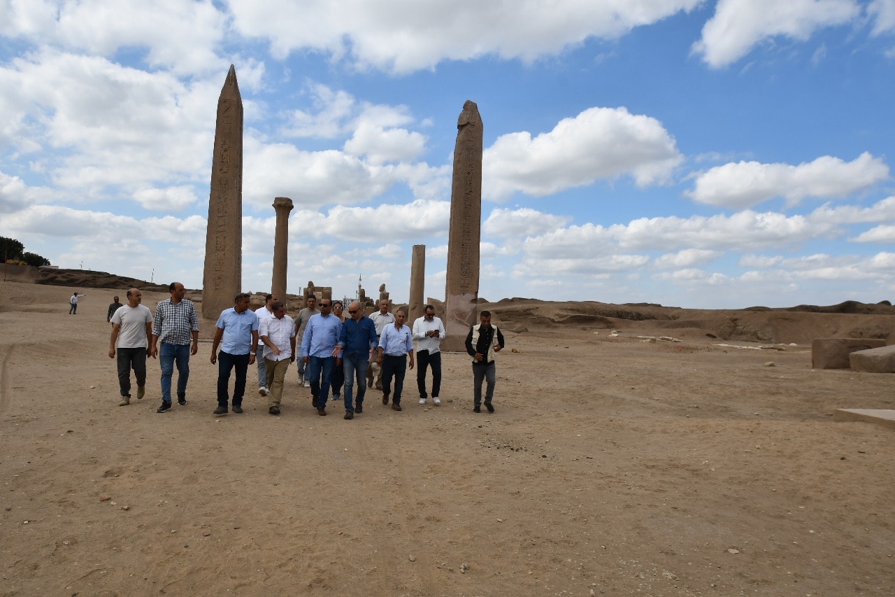 بالصور.. الكشف عن 225 تمثالا بمنطقة صان الحجر الأثرية