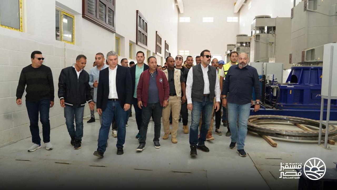 رئيس جهاز مستقبل مصر يتفقد أعمال حسن علام بالبنية التحتية للدلتا الجديدة (صور)