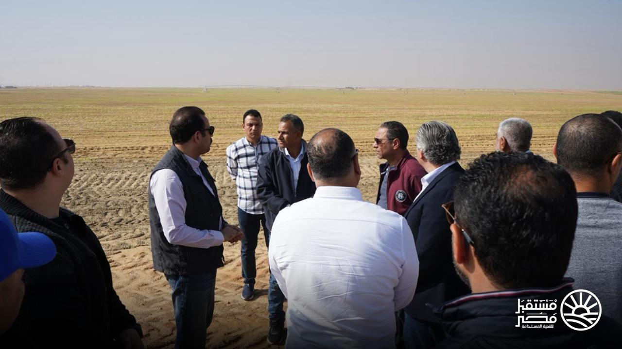 رئيس جهاز مستقبل مصر يتفقد أعمال حسن علام بالبنية التحتية للدلتا الجديدة (صور)