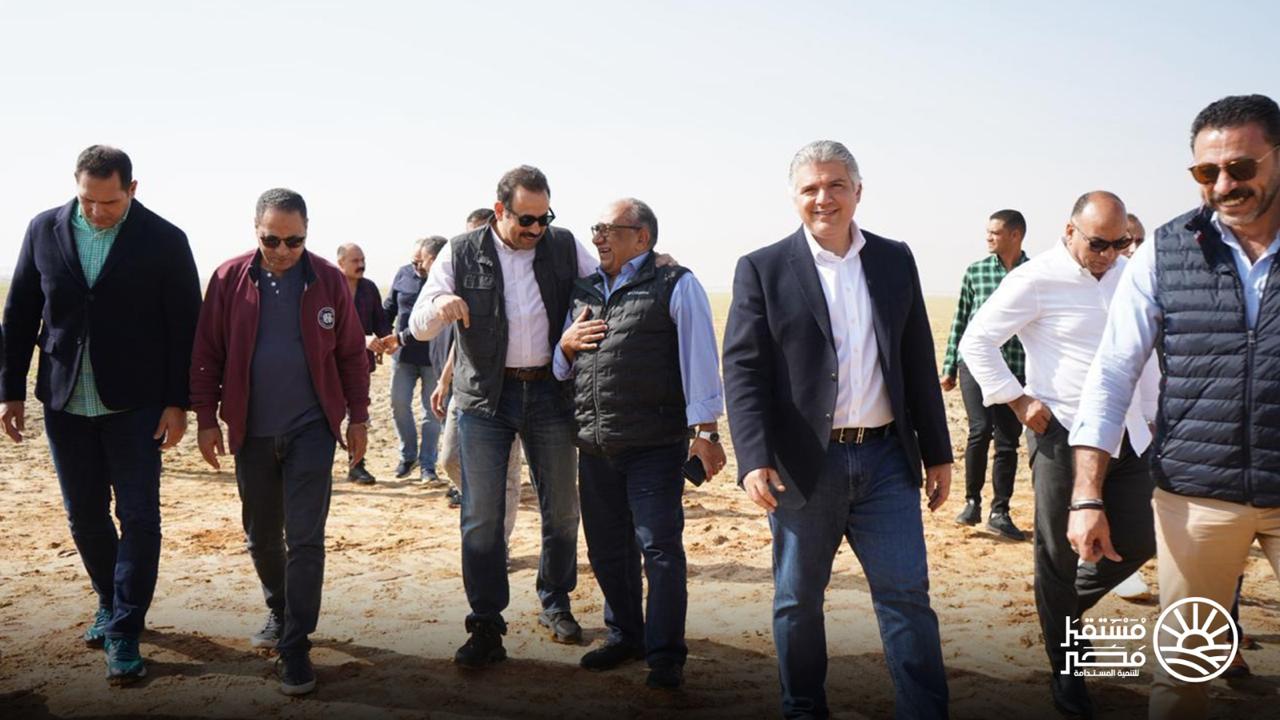 رئيس جهاز مستقبل مصر يتفقد أعمال حسن علام بالبنية التحتية للدلتا الجديدة (صور)