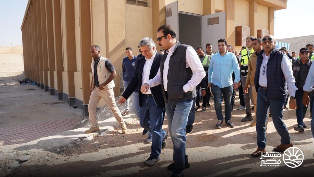 رئيس جهاز مستقبل مصر يتفقد أعمال حسن علام بالبنية التحتية للدلتا الجديدة (صور)