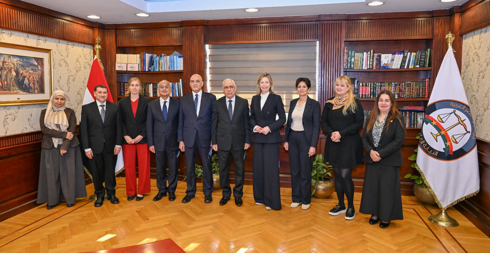 النائب العام يبحث مع الممثلة الخاصة للاتحاد الأوروبي تعزيز التعاون في مجال حقوق الإنسان