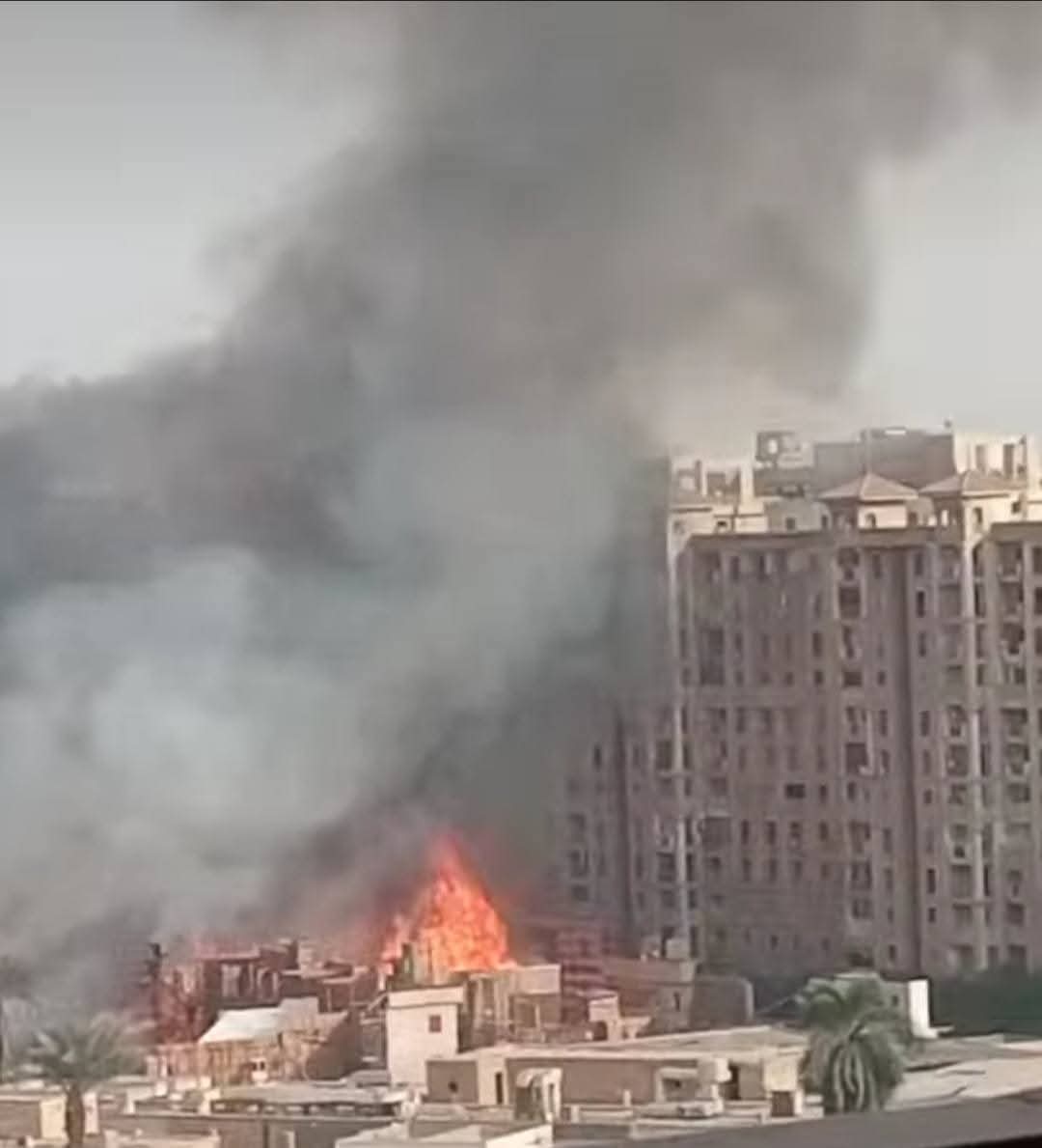 وزير الثقافة يؤكد السيطرة على حريق استوديو مصر صور