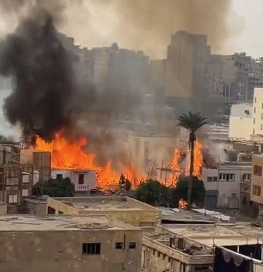 مؤلف مسلسل الكينج: حريق استوديو مصر لم ينتج عنه أي إصابات لفريق العمل