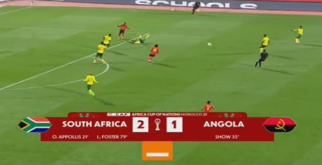 أهداف مباراة جنوب أفريقيا ضد أنغولا 
