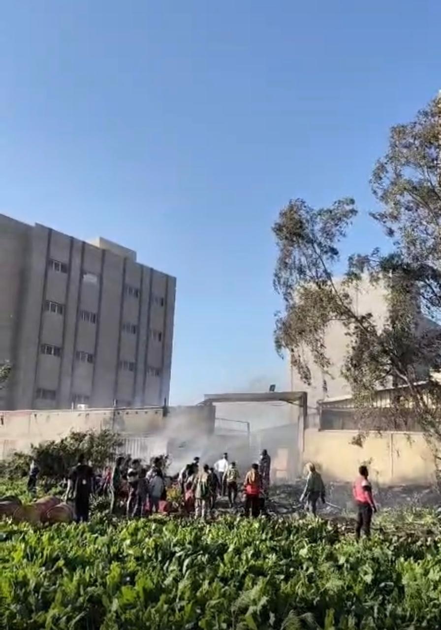 مشاهد من الحريق