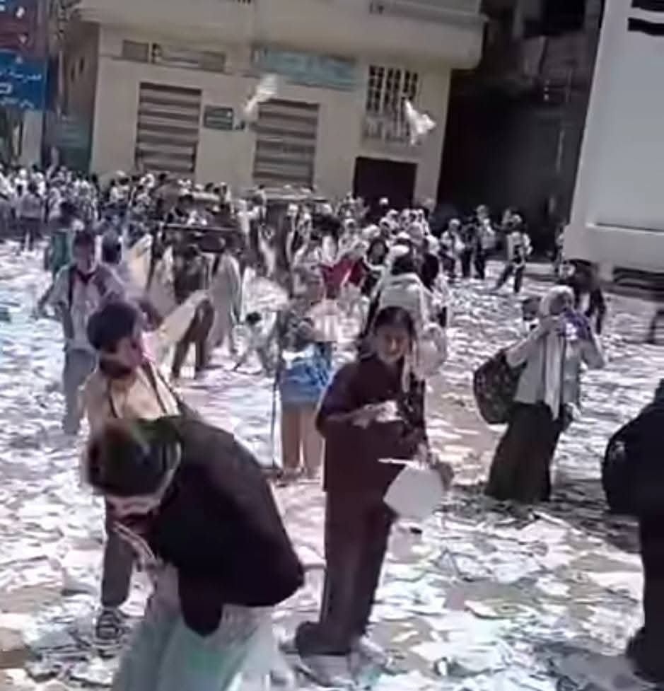 فيديو تقطيع الكتب في الدقهلية