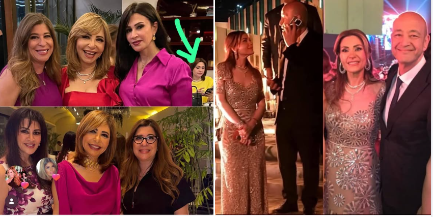  زواج عمرو أديب ودينا طلعت وحفل ميلاد لميس الحديدي