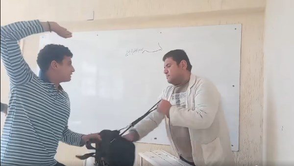 أزمة التعدي على معلم بعد الفيديو