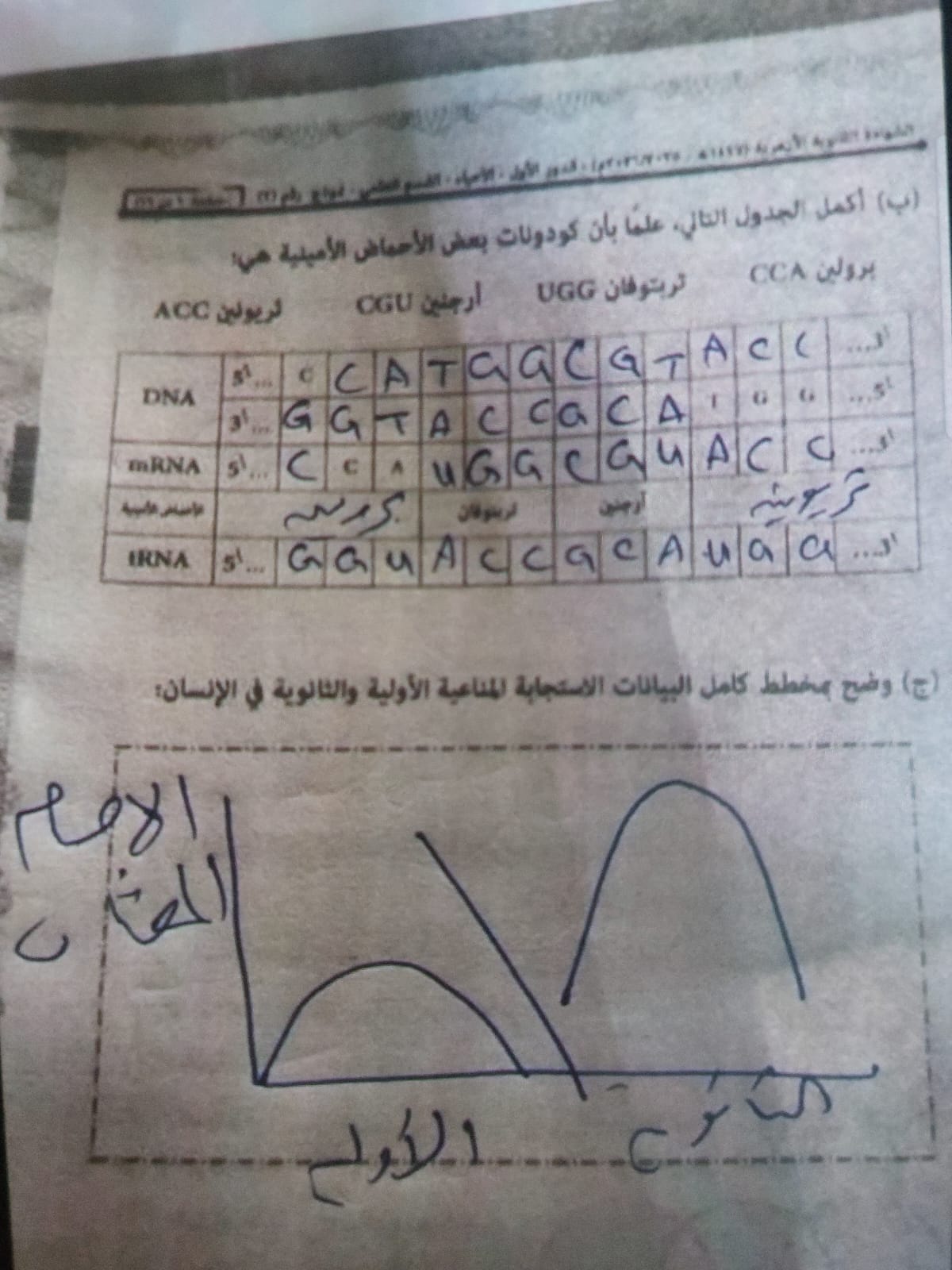 نموذج اجابة امتحان الأحياء للثانوية الأزهرية علمي ٢٠٢٦