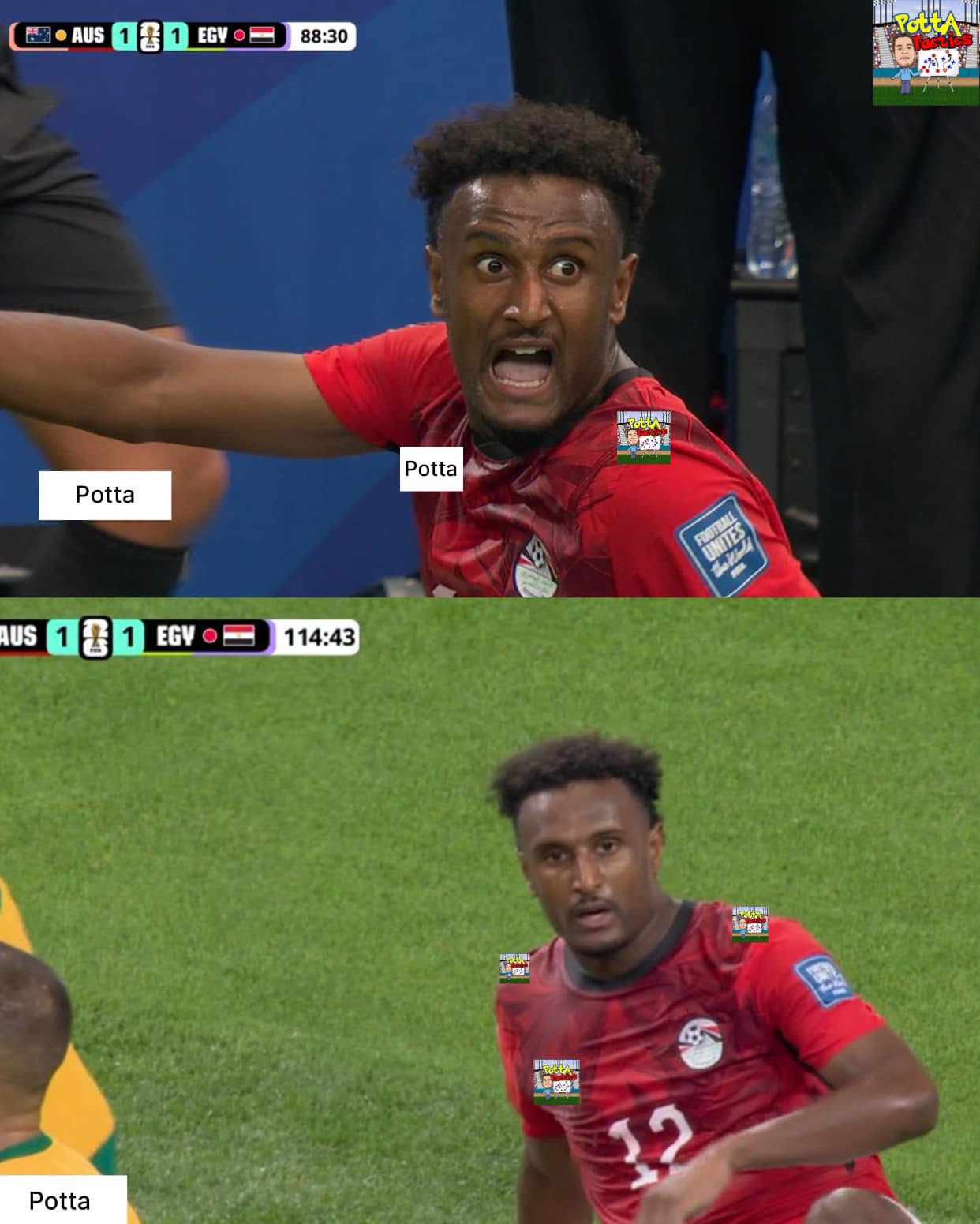 هيثم حسن يقلب موازين المباراة أمام أستراليا