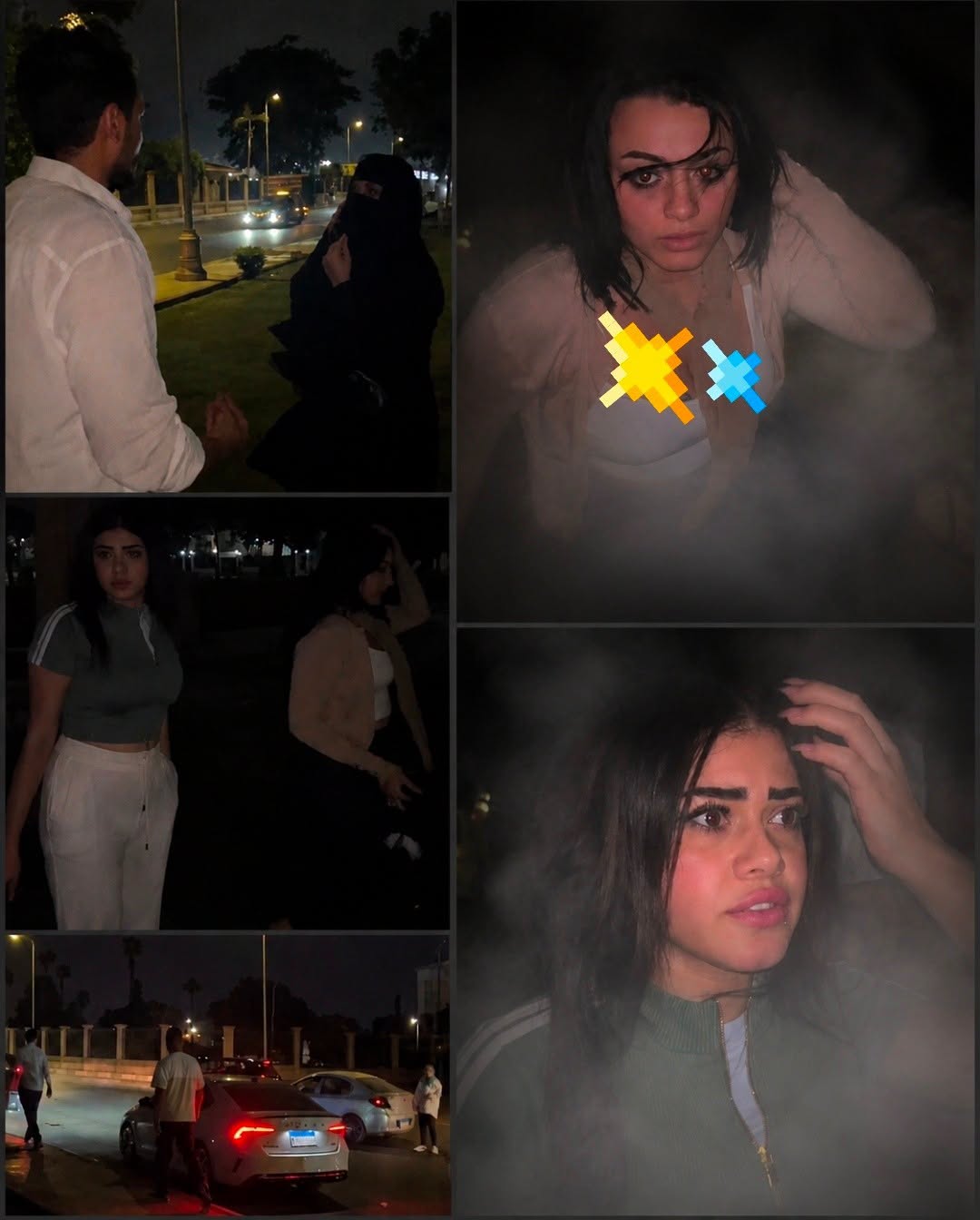 فيديو سيدة منقبة تضبط زوجها مع فتيات ليلي بالإسماعيلية
