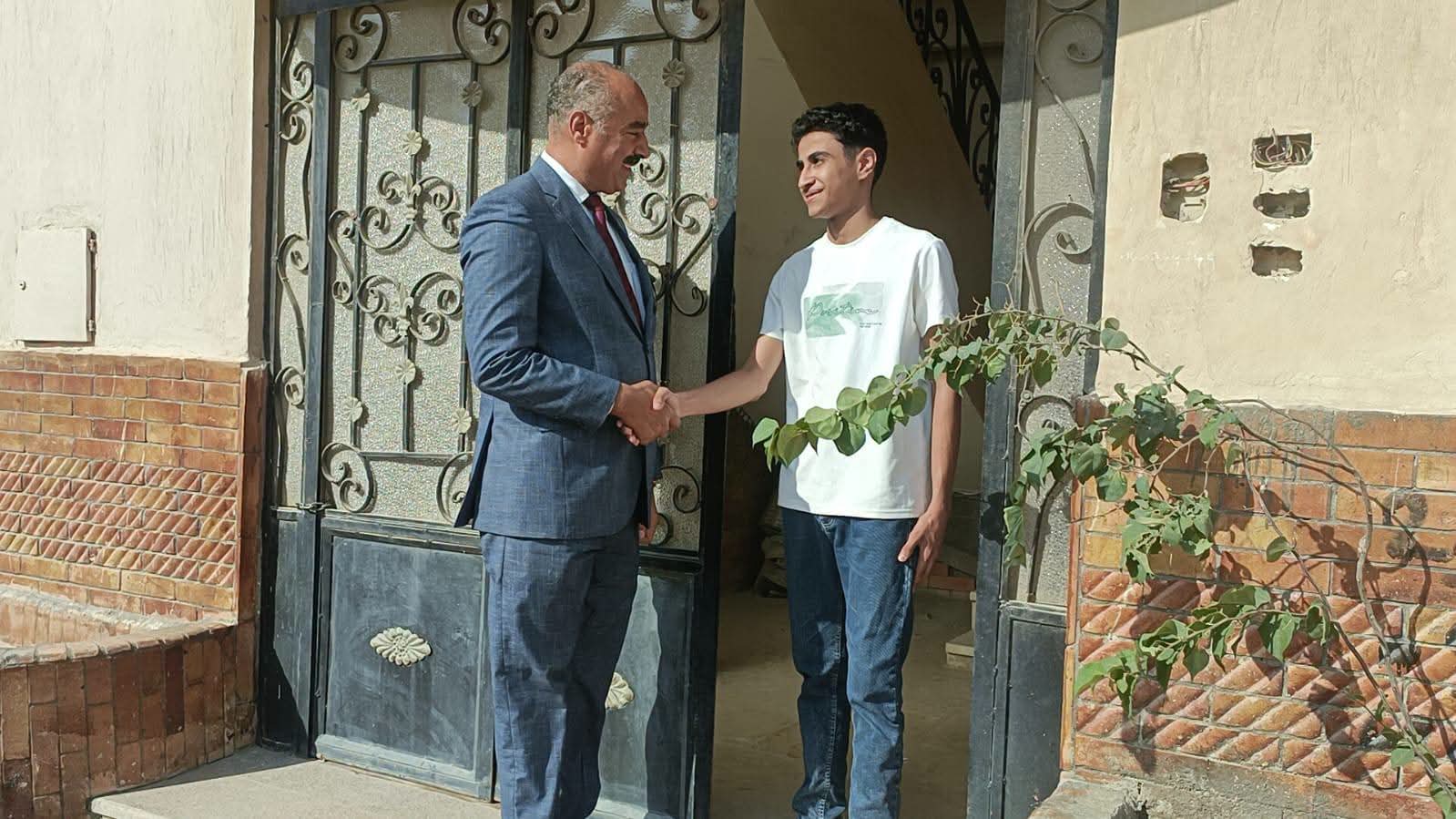 نتيجة الثانوية العامة 2026.. «الفولي» يزور منزل الرابع جمهوريًا علمي علوم