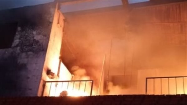 حريق مصنع بلاستيك