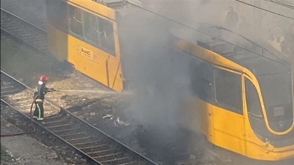  حريق ترام الرمل