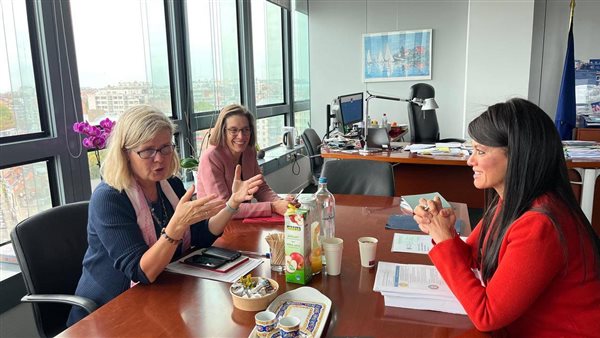 لقاء وزيرة التخطيط