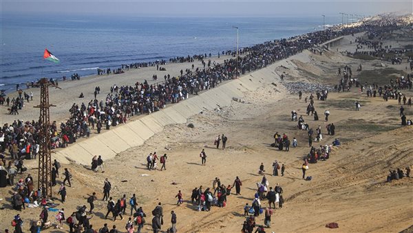 نازحون فلسطينيون